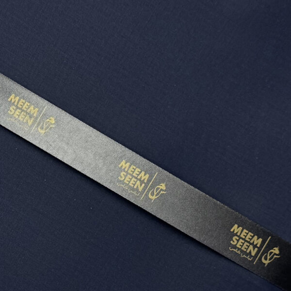 Delicate Cotton Navy Blue Meem Seen