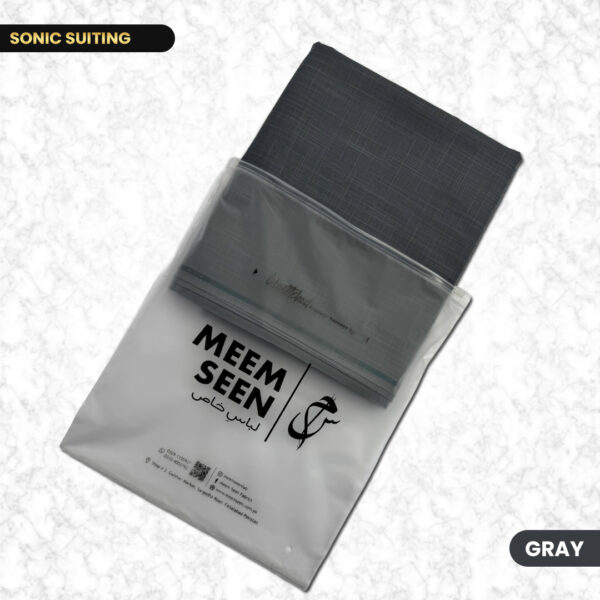 Sonic Cotton Dark Gray Meem Seen